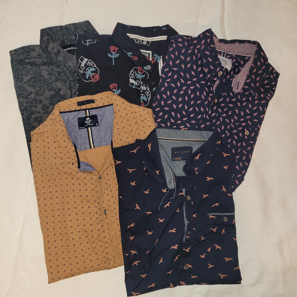 Men's Casual Button Down Shirt - Assorted Colors